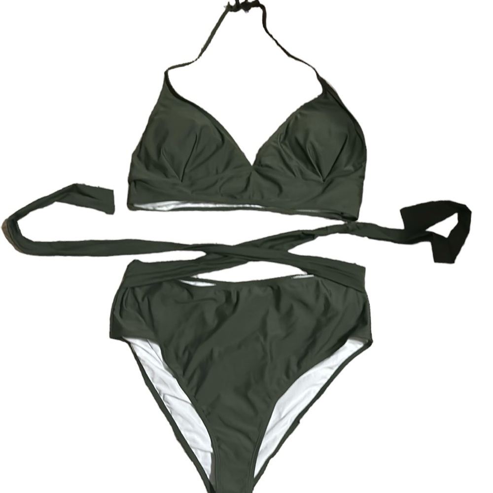 Olive Green Bikini